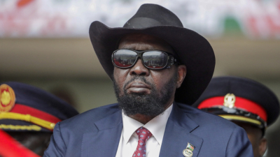 Президентът на Южен Судан Салва Кийр Маярдит Снимка АПШестима журналисти