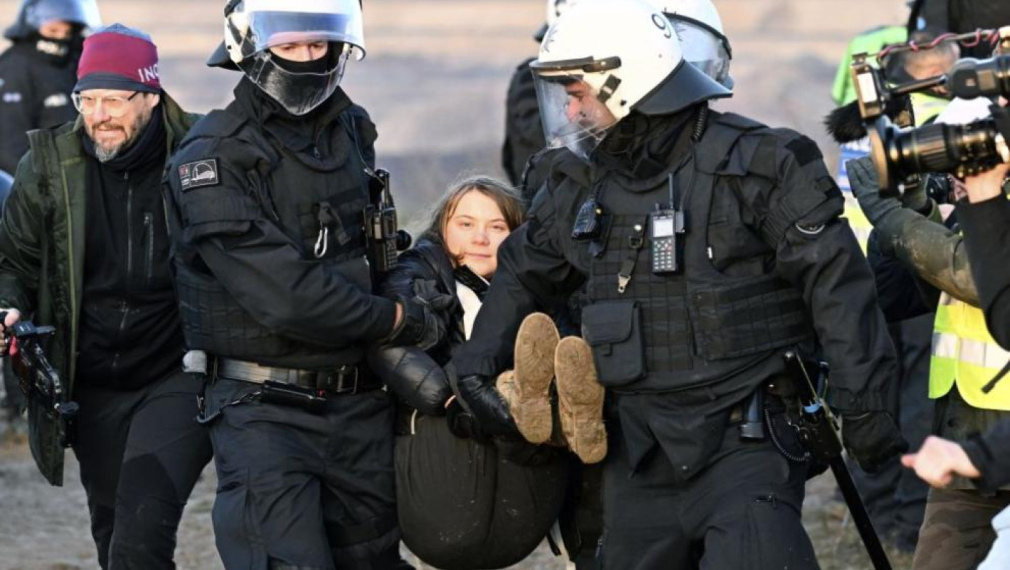 Грета Тунберг е арестувана в Германия