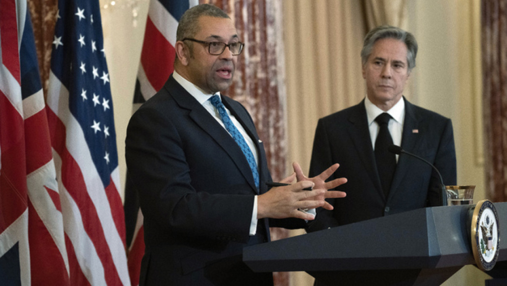 Външните министри на САЩ и Великобритания обещаха подкрепата за Украйна да продължи колкото е необходимо
