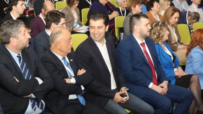Лидерите на трите партии в коалицията Демократична България Христо Иванов