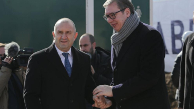 Президентът Румен Радев и държавният глава на Сърбия Александър Вучич