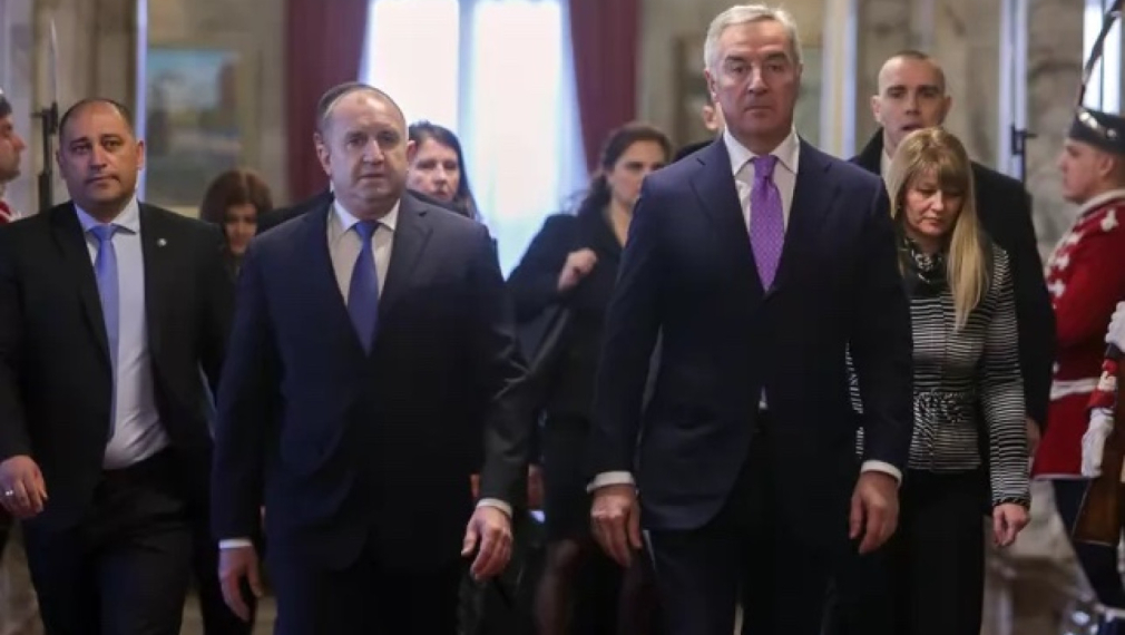 Румен Радев посрещна президента на Черна гора Мило Джуканович