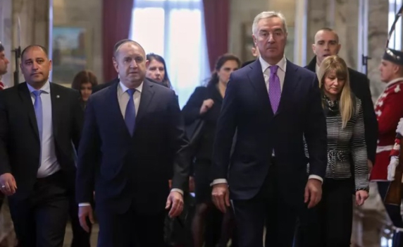 Румен Радев посрещна президента на Черна гора Мило Джуканович