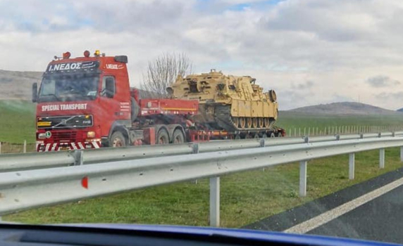 Отново танкове по магистрала "Тракия" в посока Румъния (видео)
