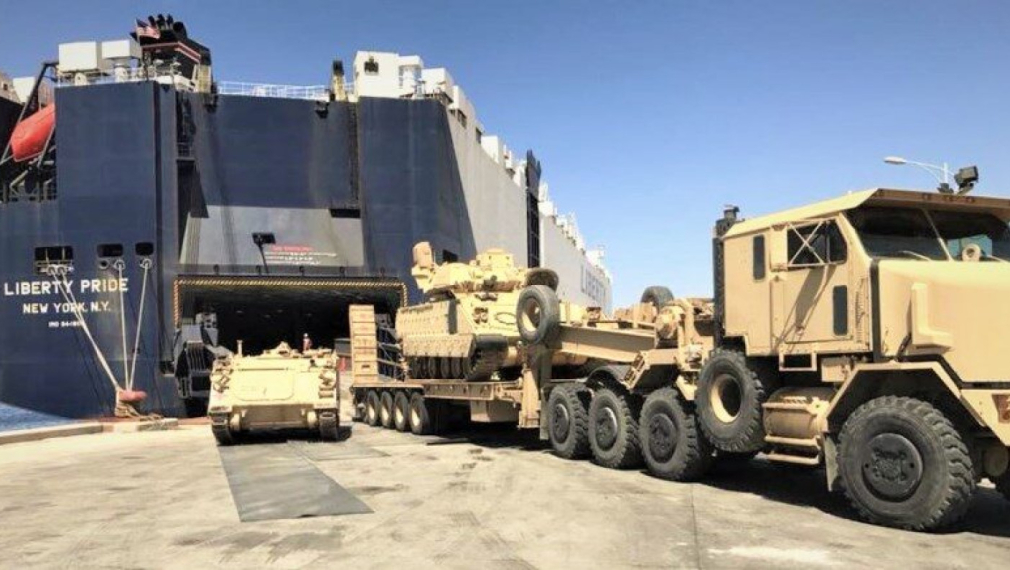 Гръцки медии: САЩ транспортират военно оборудване от пристанището на Александруполис до България