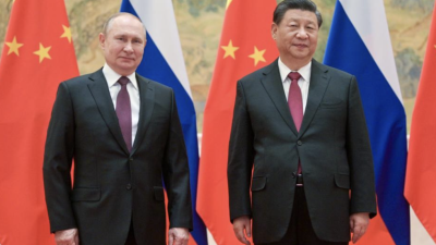 След преговорите в Москва руският президент Владимир Путин и китайският