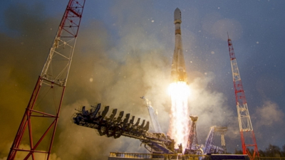 Въздушно космическите сили на Русия изстреляха от космодрума Плесецк ракета носител