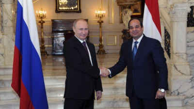 Президентите на Русия Валдимир Путин и на Египет Абдел Фатах ал
