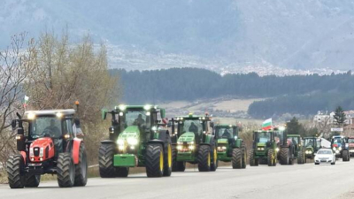 Земеделски производители от района на Дупница протестираха днес срещу вноса