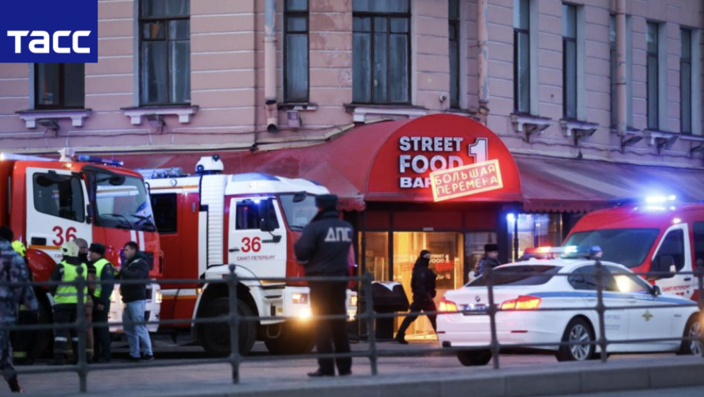 Бомба уби руския блогър Татарски и рани 32 души. Пригожин е свързан с кафенето, където избухна бомбата
