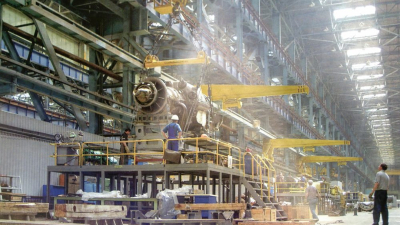 Завод Атоммаш във Волгодонск Ростовска област една от производствените площадки