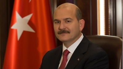 Министърът на вътрешните работи на Турция Сюлейман Сойлу днес обвини