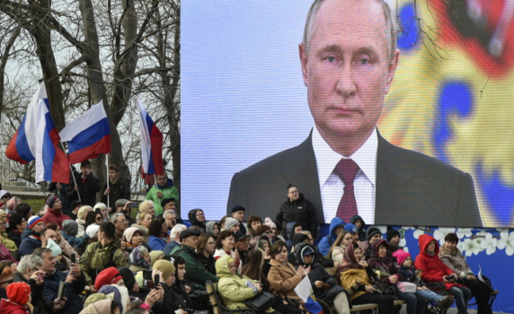 Владимир Путин е одобряван от 80,1% от руснаците
