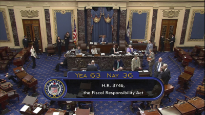 Сенатът на САЩ одобри днес с 63 на 36 гласа