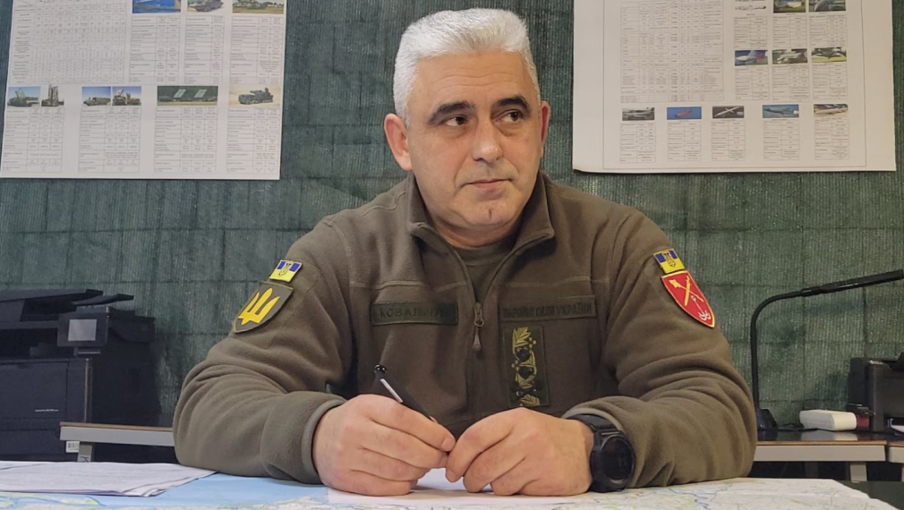 Генерал-майор Андрий Ковалчук, първи командир на украинската контраофанзива в района