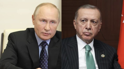 Руският президент Владимир Путин проведе телефонен разговор с турския си колега