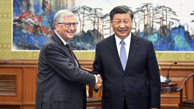 Китайският президент Си Цзинпин нарече Бил Гейтс стар приятел и