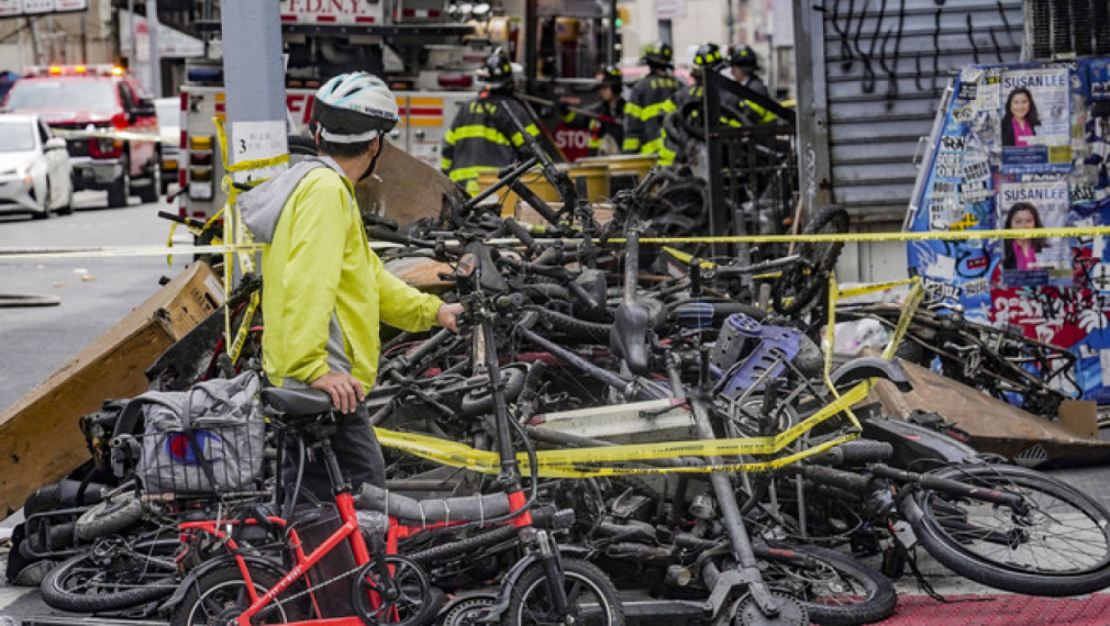 Пожар, причинен от литиеви батерии за електрически велосипеди, отне живота