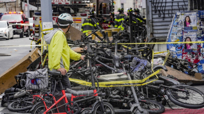 Пожар причинен от литиеви батерии за електрически велосипеди отне живота