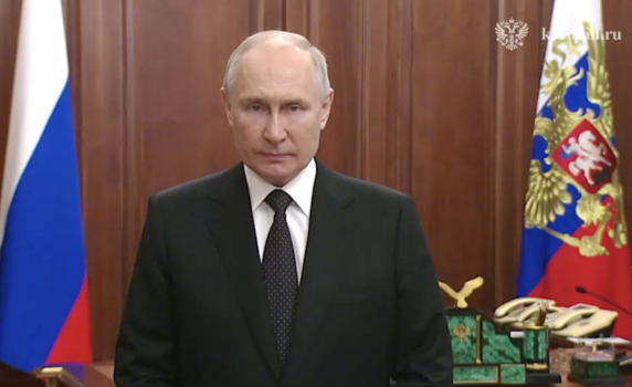 Путин за Пригожин: Това е измяна и смъртна опасност за Русия. Всички, които го последват, ще бъдат наказани. Въоръжените ни сили получиха заповеди