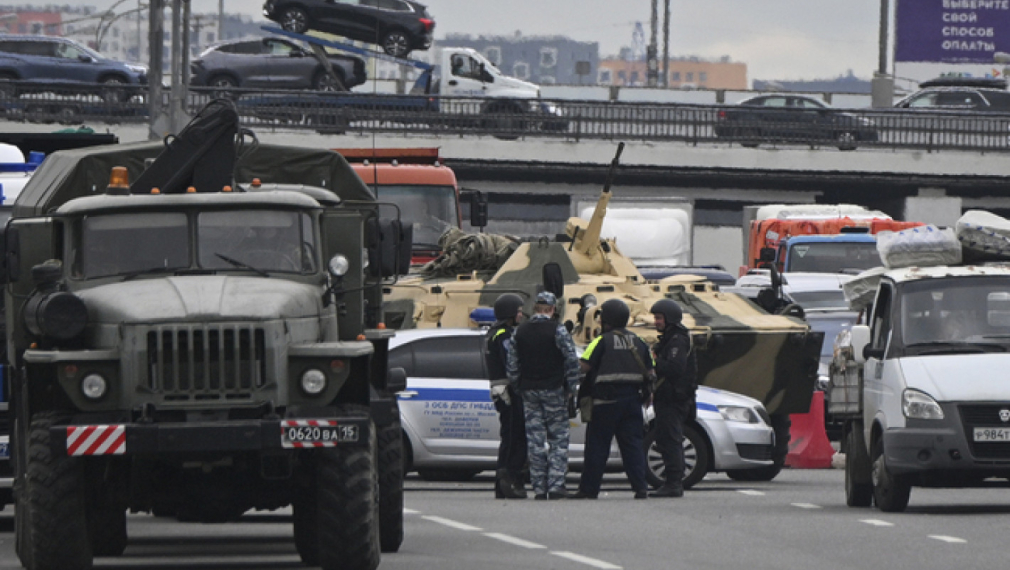 В околностите на Москва е налице сериозно военизирано присъствие. Снимка: