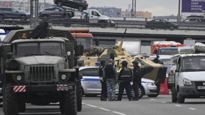 В околностите на Москва е налице сериозно военизирано присъствие Снимка