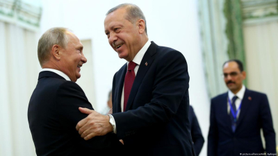 Руският президент Владимир Путин е информирал по телефона турския си