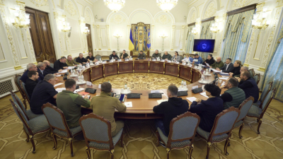 Заседание на украинския Съвет за национална сигурност и отбрана Снимка
