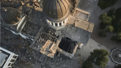 Разпространената от киевския режим информация за разрушаването на катедралата Преображение