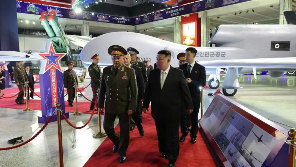 Северна Корея показа на Шойгу копия на американските дронове MQ-9 Reaper