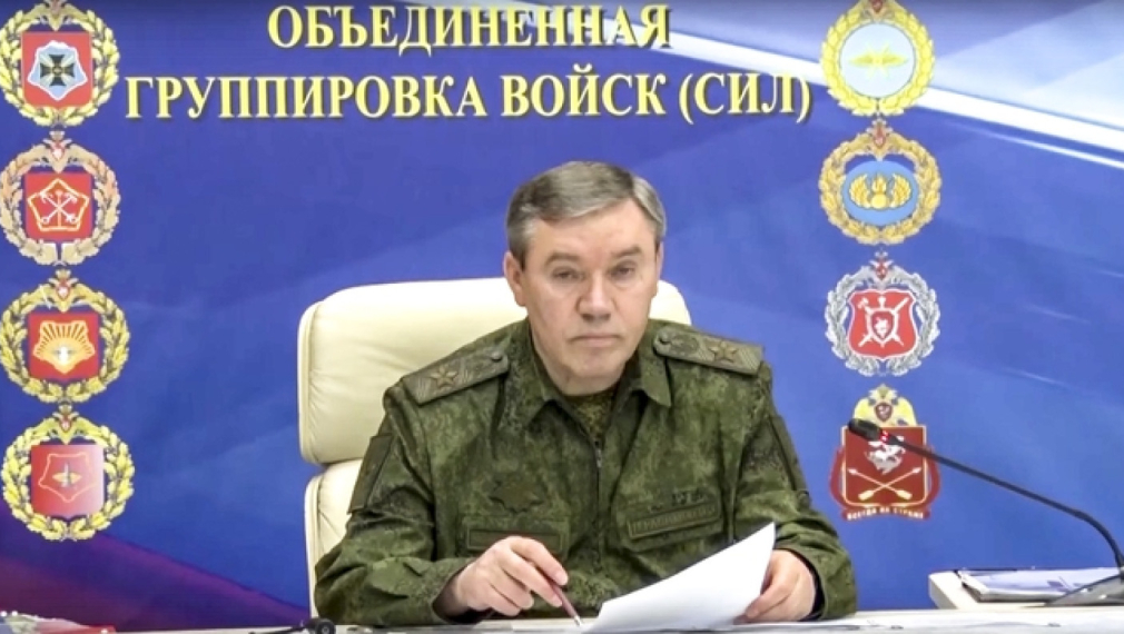 Шефът на генщаба на руските въоръжени сили инспектира войските в Запорожка област