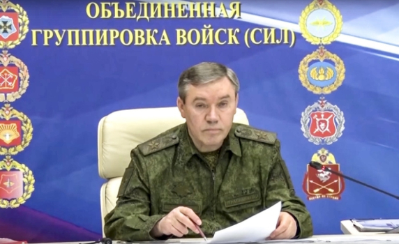Шефът на генщаба на руските въоръжени сили инспектира войските в Запорожка област