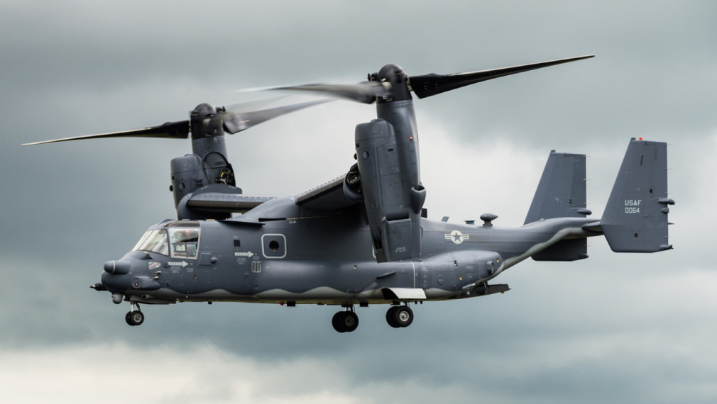 Военен самолет на ВВС на САЩ Bell Boeing V-22 Osprey,