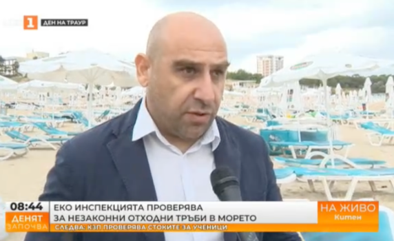 Кметът на Китен: Тръбата на плажа Атлиман е законна, това е дъждовен колектор