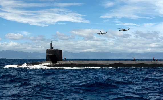 През март в Тихия океан руският флот е ескортирал американска подводница в продължение на девет часа