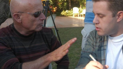 Бившият шеф на израелското контраразузнаване Ами Аялон вляво с пратеника