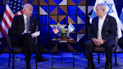 Байдън и Нетаняху на срещата им тази седмица в Тел