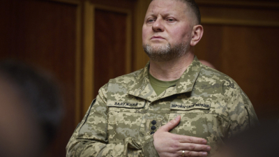 Главнокомандващият украинските въоръжени сили генерал Валерий Залужни призова за нови