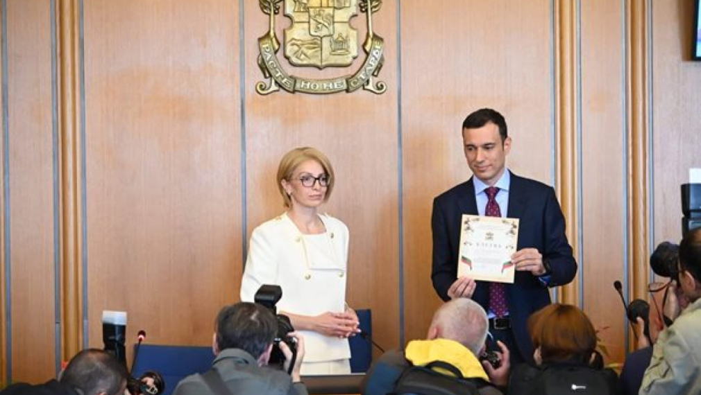 Васил Терзиев се закле като кмет на София