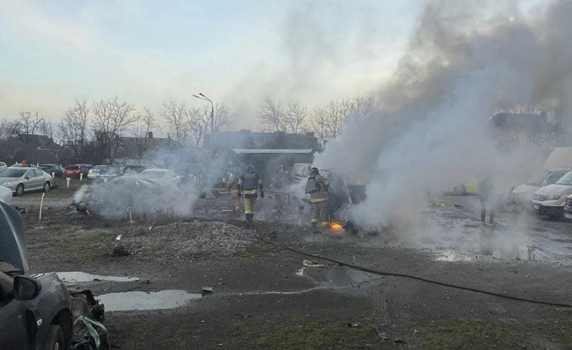 Киев беше подложен на руска ракетна атака