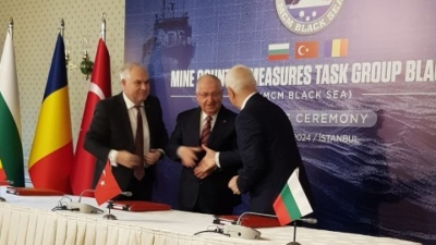 България Турция и Румъния подписаха днес в Истанбул споразумение за