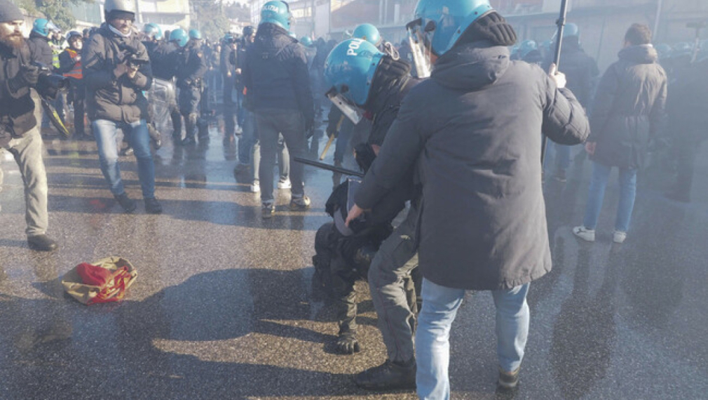 Сблъсъци между полиция и демонстранти по време на антиизраелски протест в Италия