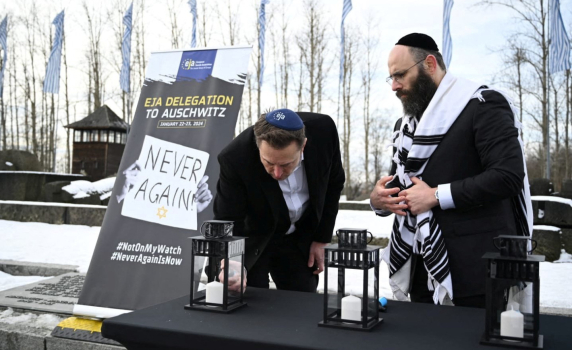 Илон Мъск посети Аушвиц-Биркенау: В X има най-малко антисемитизъм