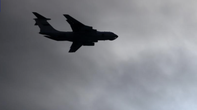 Самолет Ил 76 на въздушнокосмическите сили на Руската федерация се разби