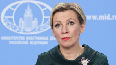 Говорителят на руското външно министерство Мария Захарова нарече истерична реакцията