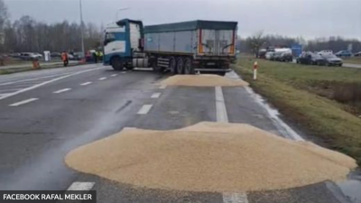 Украинското правителство осъди целенасоченото унищожаване на украинско зърно извършено от