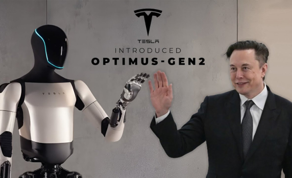 Илон Мъск пусна робота си Оптимус да се разходи (Видео)