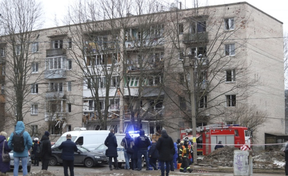 Атака с дрон е повредила блок в Санкт Петербург тази сутрин