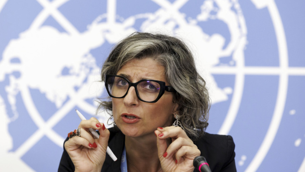 Специалният докладчик на ООН Франческа Албанезе, отговаряща за правата на