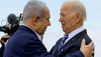 Израелският премиер Бенямин Нетаняху и президентът на САЩ Джо Байдън